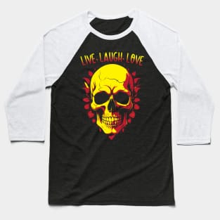 Live, Laugh, Love Baseball T-Shirt